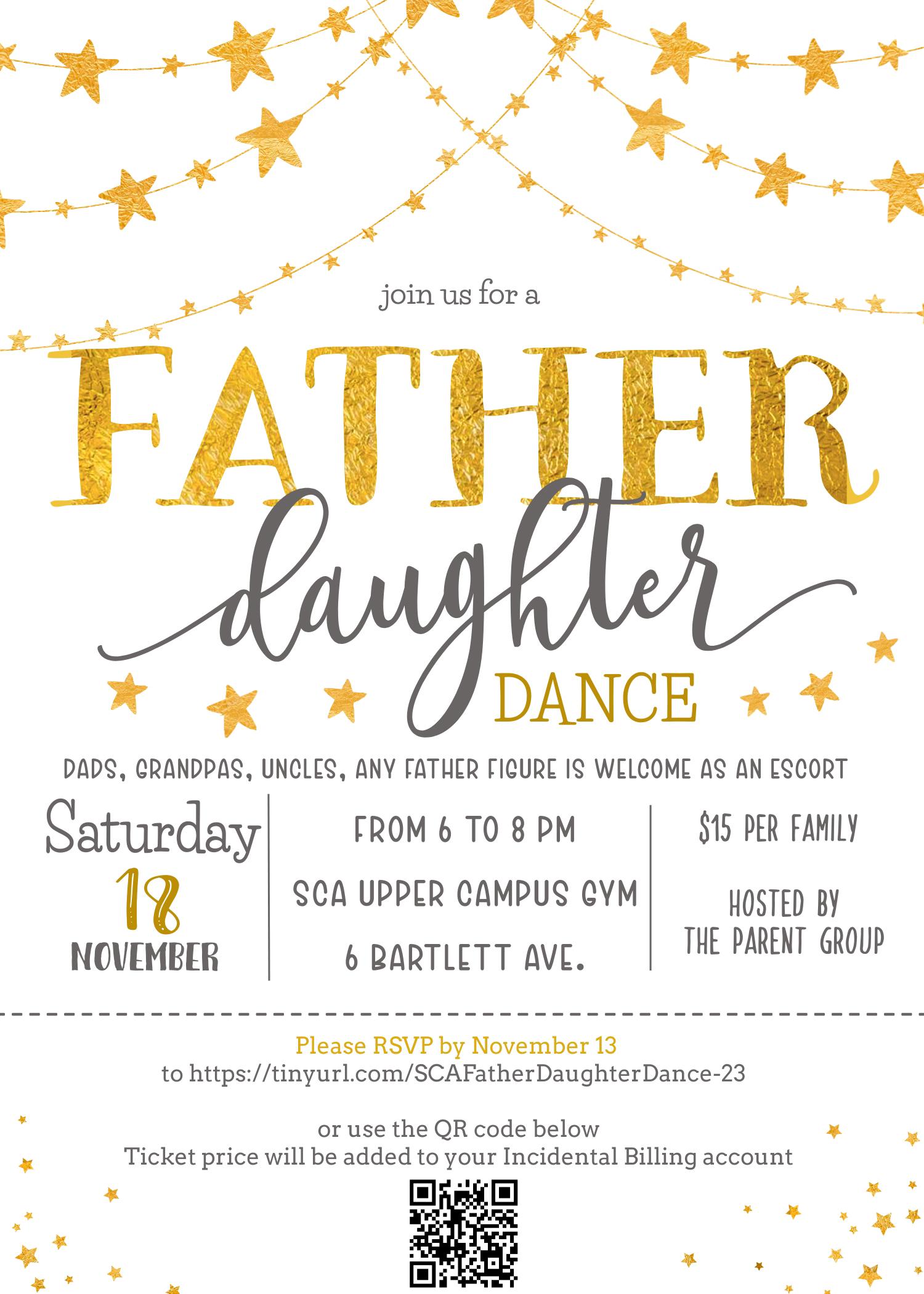Father-Daughter Dance Invite